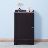 Bathroom Cabinet Wooden Living Room Espresso cabinet with a Door