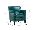 Hadley Teal Club Chair