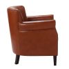 Hadley Caramel Club Chair