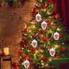 5 PCS Clear Plastic Easter Christmas Balls Baubles Sphere Fillable Xmas Tree Ornament