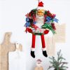 1pc Santa Claus Door Hanging Holiday Atmosphere Rendering Arrangement Props Christmas Decor 2023 Christmas Wreaths