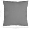 Throw Pillows 4 pcs Gray 15.7"x15.7" Fabric