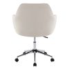 Home Office Chair , Swivel Adjustable Task Chair Executive Accent Chair with Soft Seat