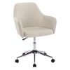 Home Office Chair , Swivel Adjustable Task Chair Executive Accent Chair with Soft Seat