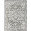 Asher Distressed Medallion Woven Area Rug