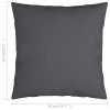 Throw Pillows 4 pcs Anthracite 19.7"x19.7" Fabric