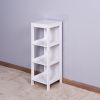 Bathroom Floor Storage Cabinet with 2 Doors Living Room Wooden Cabinet with 6 Shelves 15.75 x 11.81 x 66.93 inch