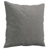 Throw Pillows 2 pcs Dark Gray 15.7"x15.7" Fabric