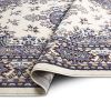 Premium Sakarya Traditional Medallion Area Rug, Ivory/Blue, 7'8"x10'7"