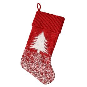 New Decorative Pendant Gift Bag Christmas Socks (Option: Christmas tree)