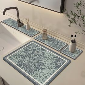 Kitchen Counter Top Faucet Absorbent Pad Bathroom Vanity Splash And Water Proof (Option: Color8-10x61CM-Nonporous)