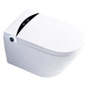 Hidden Water Tank Wall Mounted Intelligent Toilet (Option: White-Hand movement)