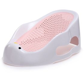 Baby Sitting Lying Bath Basin Lying Support (Option: Pink Penguin)