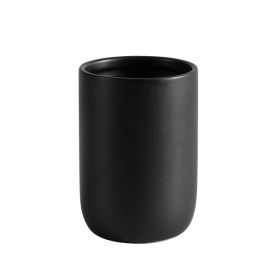 Ceramic Bathroom Set Of Four Pieces (Option: Black-Gargle cup)