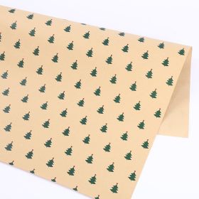 Thickened Wrapping Paper For Christmas Gifts (Option: Christmas tree-50x70cm)