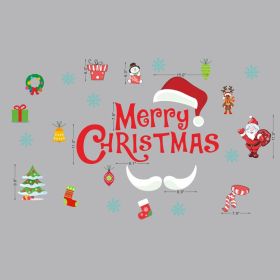 Decorative Wall Stickers For Christmas And Happy Holidays (Option: X008-L)