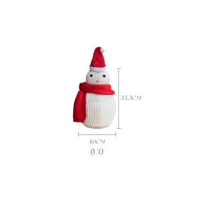 Decorate Christmas Decorations With Ornaments (Option: Small Snowman U1 Christmas ac)