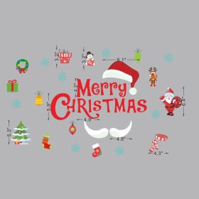 Decorative Wall Stickers For Christmas And Happy Holidays (Option: X008-S)