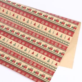 Thickened Wrapping Paper For Christmas Gifts (Option: Snowflake-50x70cm)