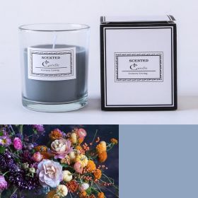 Christmas Handmade Fragrance Candle Light (Option: Haze blue Moroccan amber)