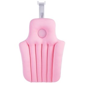 Bubble Bath Cushion Folding Bucket Household Use (Option: Pink-Single cushion)