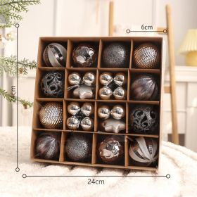 Christmas Tree Pendant Ball Creative Decoration (Option: GREY42)