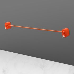 Perforation Free Bathroom Towel Rack (Option: Orange-Long)