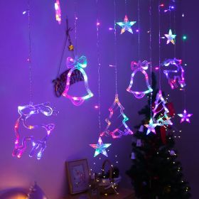 Christmas Decoration Pendant Night Light (Option: Color-EU)