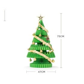 Decorate Christmas Decorations With Ornaments (Option: A green 75cm)