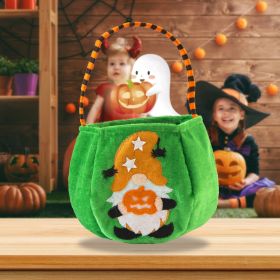 Halloween Decorations Cartoon Forest Man Doll Candy Bag (Color: green)