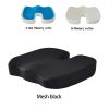 Gel Memory Foam U-shaped Seat Cushion Massage Car Office Chair for Long Sitting Coccyx Back Tailbone Pain Relief Gel Cushion Pad