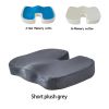 Gel Memory Foam U-shaped Seat Cushion Massage Car Office Chair for Long Sitting Coccyx Back Tailbone Pain Relief Gel Cushion Pad