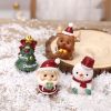 Creative Christmas Tree Blind Box Desktop Ornaments Wooden House Family Pendant