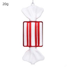 2 Pacs Christmas Ornament Pvc Painted Sequin Candy Pendant 16Cm Christmas Tree Decoration Party Pendant (size: 3)