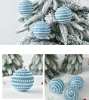 Christmas Tree Decoration Pendant Colorful Ball Christmas Ball 8cm Pendant Hanging Ball Ornament