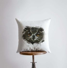 Dark Owl | Owl Gifts | Bird | Brid Prints | Bird Décor | Accent Pillow Covers | Throw Pillow Covers | Pillow | Room Décor | Bedroom Décor (Dimensions: 121x12)