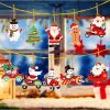 10pcs DIY Diamond Painting Christmas Decorations Xmas Tree Pendant Hanging Ornament Santa Claus Pattern Mosaic Kit Navided Decor