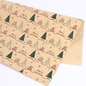 Thickened Wrapping Paper For Christmas Gifts (Option: Christmas tree gift box-50x70cm)