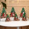 Christmas Wooden Table Ornament Xmas Creative Craft Pendant Christmas Tree Ornament For Home New Year Party Gift Decoration