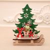 Christmas Wooden Table Ornament Xmas Creative Craft Pendant Christmas Tree Ornament For Home New Year Party Gift Decoration