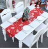 180x35cm Christmas Table Runner Cloth Merry Christmas Decoration for Home Tablecloth Xmas Ornament Navidad Natal New Year Gift