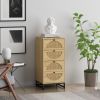 Eco-Friendly Rattan Cabinet with 4 Drawers – Versatile Storage Solution for Living Room, Bedroom, and Study