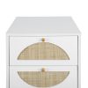 Eco-Friendly Rattan Cabinet with 4 Drawers – Versatile Storage Solution for Living Room, Bedroom, and Study