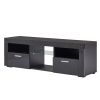 modern TV Stand with LED Lights, high glossy front TV Cabinet, can be assembled in Lounge Room, Living Room or Bedroom