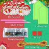 10pcs DIY Diamond Painting Christmas Decorations Xmas Tree Pendant Hanging Ornament Santa Claus Pattern Mosaic Kit Navided Decor