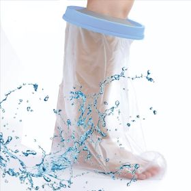 Fracture Cast Bath Wound Waterproof Foot Cover (Option: Short legs in children)