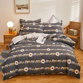 Cotton Single And Double Student Dormitory Three Piece Quilt Cover (Option: Sunshine Love-Single Quilt Cover 160 X210cm)